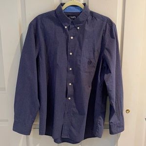 Chaps Men’s Long Sleeve Button Down Shirt / Size M